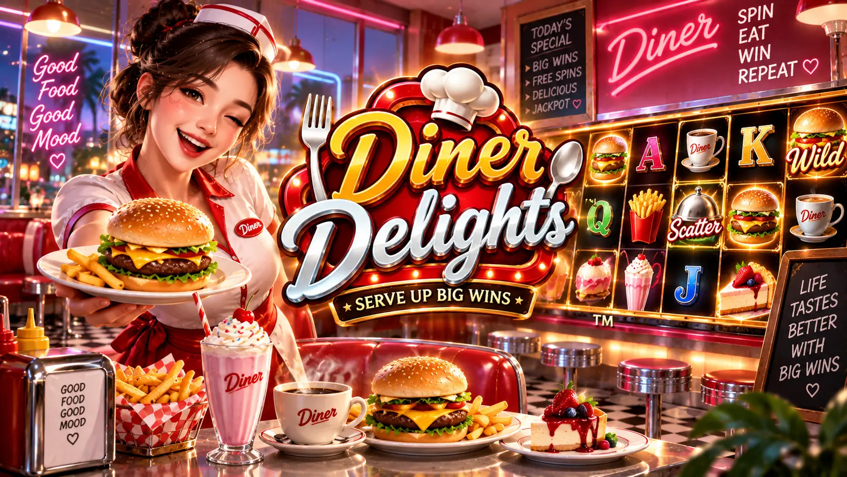 Diner Delights สล็อต