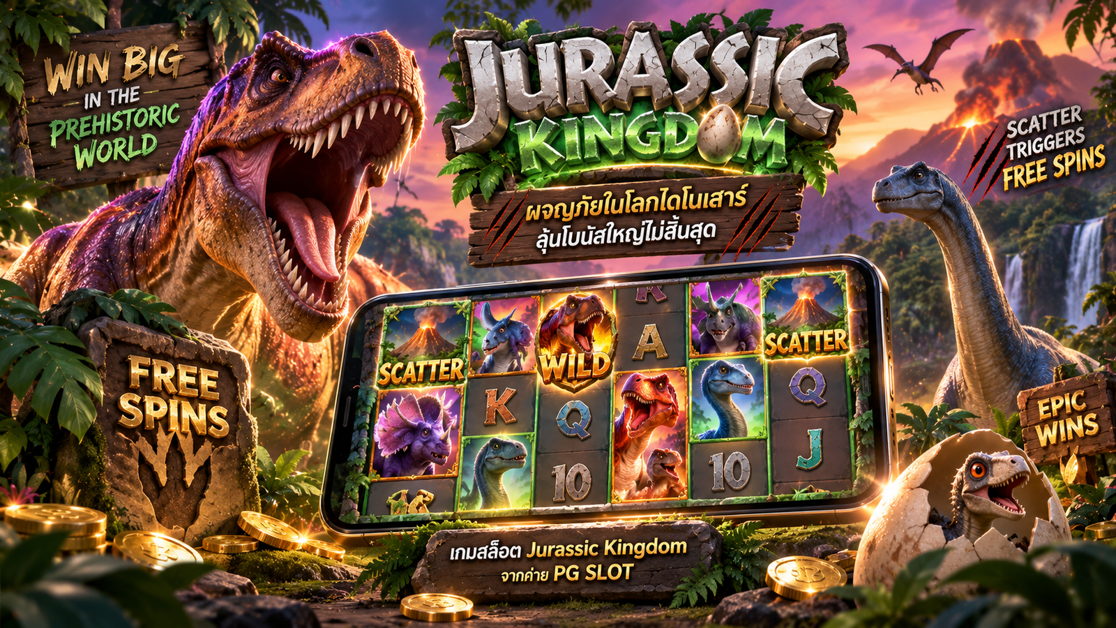 สล็อต Jurassic Kingdom