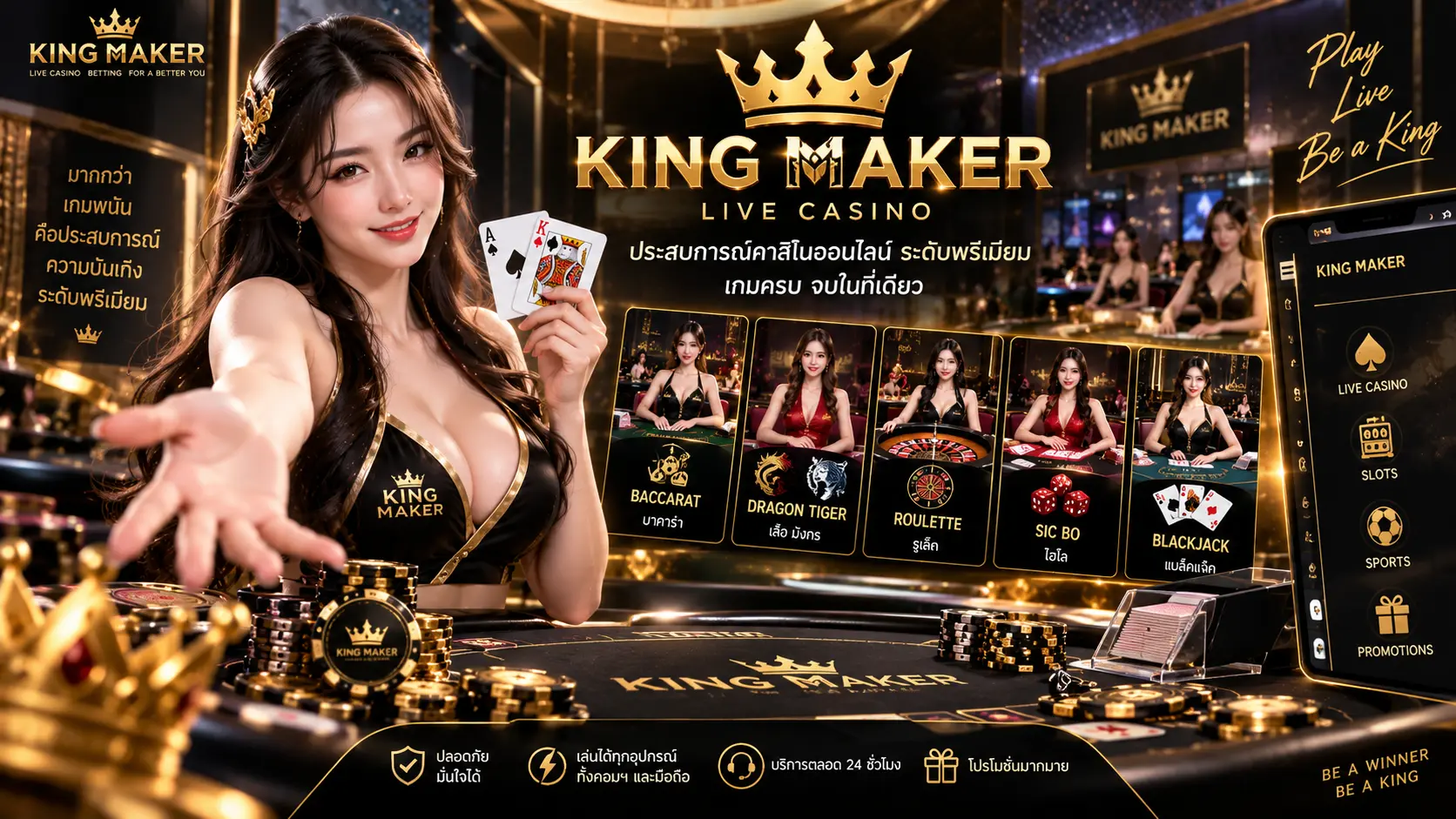 สล็อตออนไลน์ King Maker